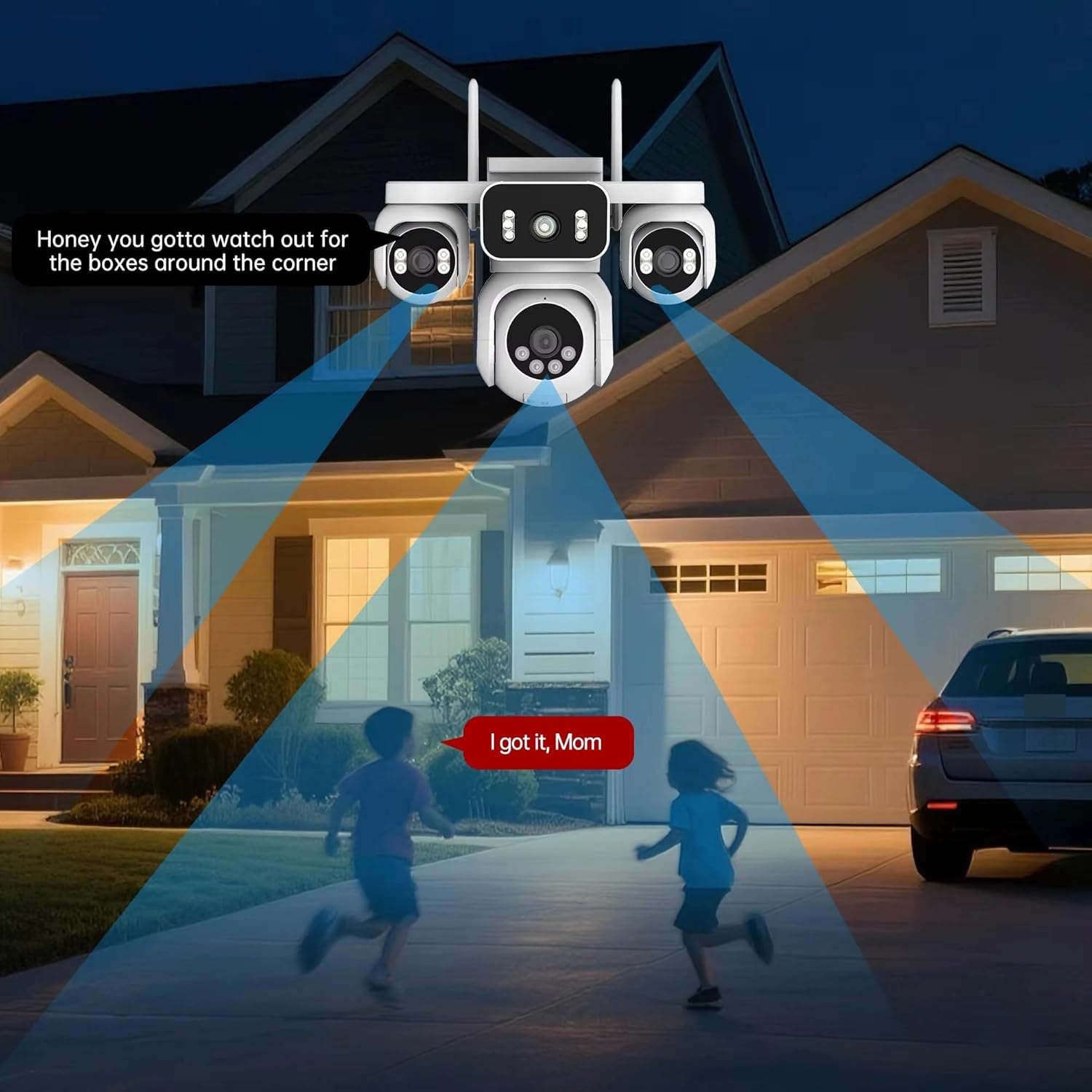 4 LENS 1 PTZ WİFİ CAMERA